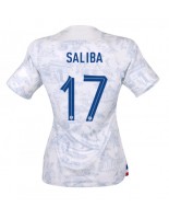 Ranska William Saliba #17 Vieraspaita Naisten MM-kisat 2022 Lyhythihainen